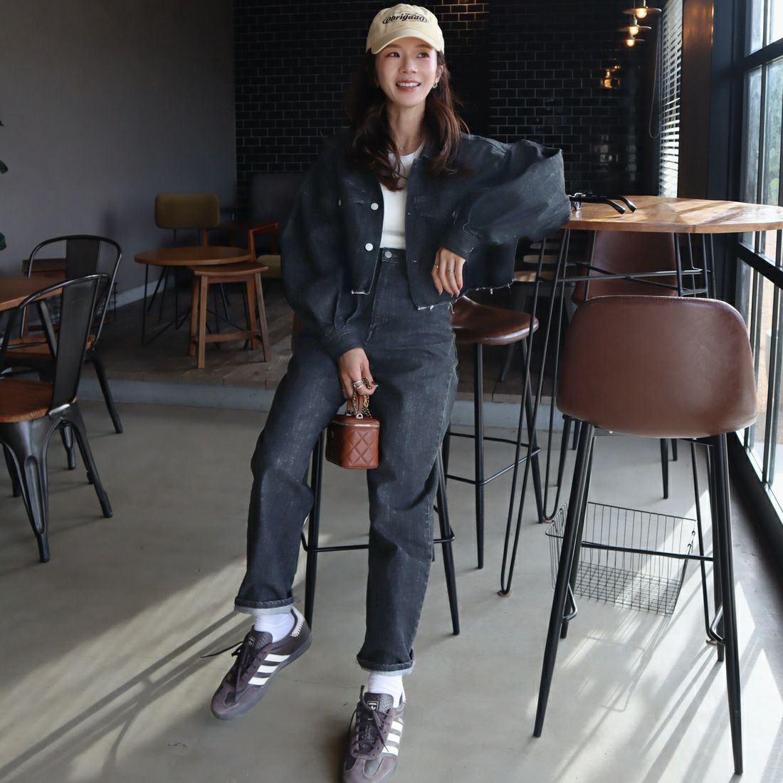 epa × BIG JOHN [エパ × ビッグジョン] ワイドストレートジーンズ