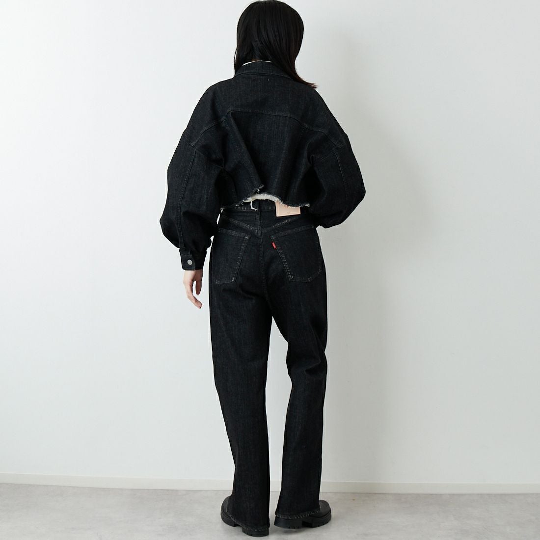 epa × BIG JOHN [エパ × ビッグジョン] ワイドストレートジーンズ