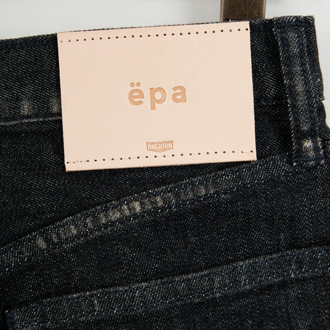 epa × BIG JOHN [エパ × ビッグジョン] ワイドストレートジーンズ