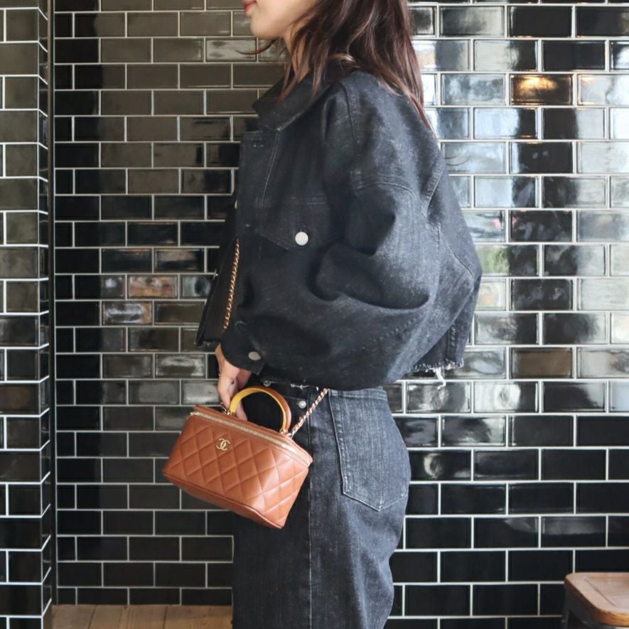 epa × BIG JOHN [エパ × ビッグジョン] バルーンスリーブショートジャケット [MXEP07L] BK02