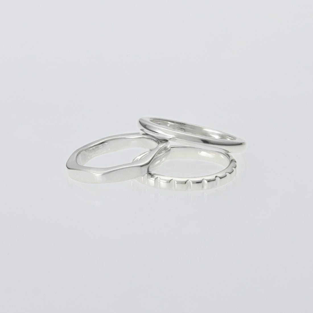 XOLO JEWELRY [ショロジュエリー] トリプルウィズクッションリング [XOR095] SILVER