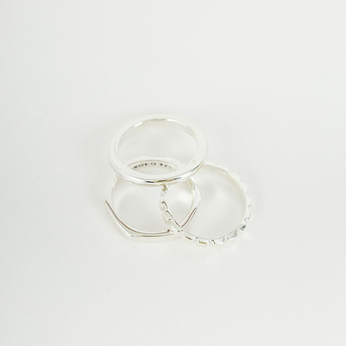 XOLO JEWELRY [ショロジュエリー] トリプルウィズクッションリング [XOR095] SILVER
