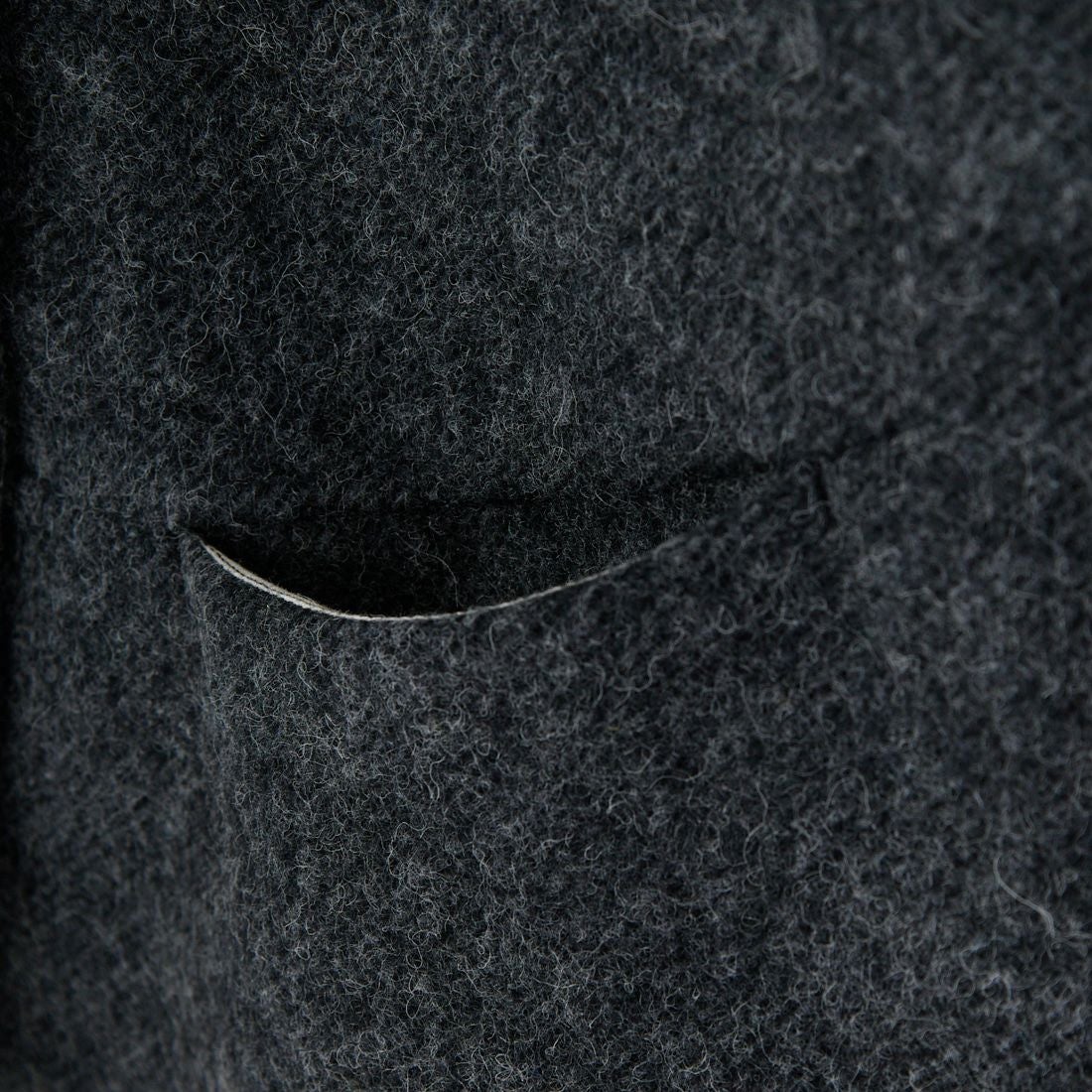 tumugu: [ツムグ] エコウールモッサベスト [TB25419] 88 CHARCOA