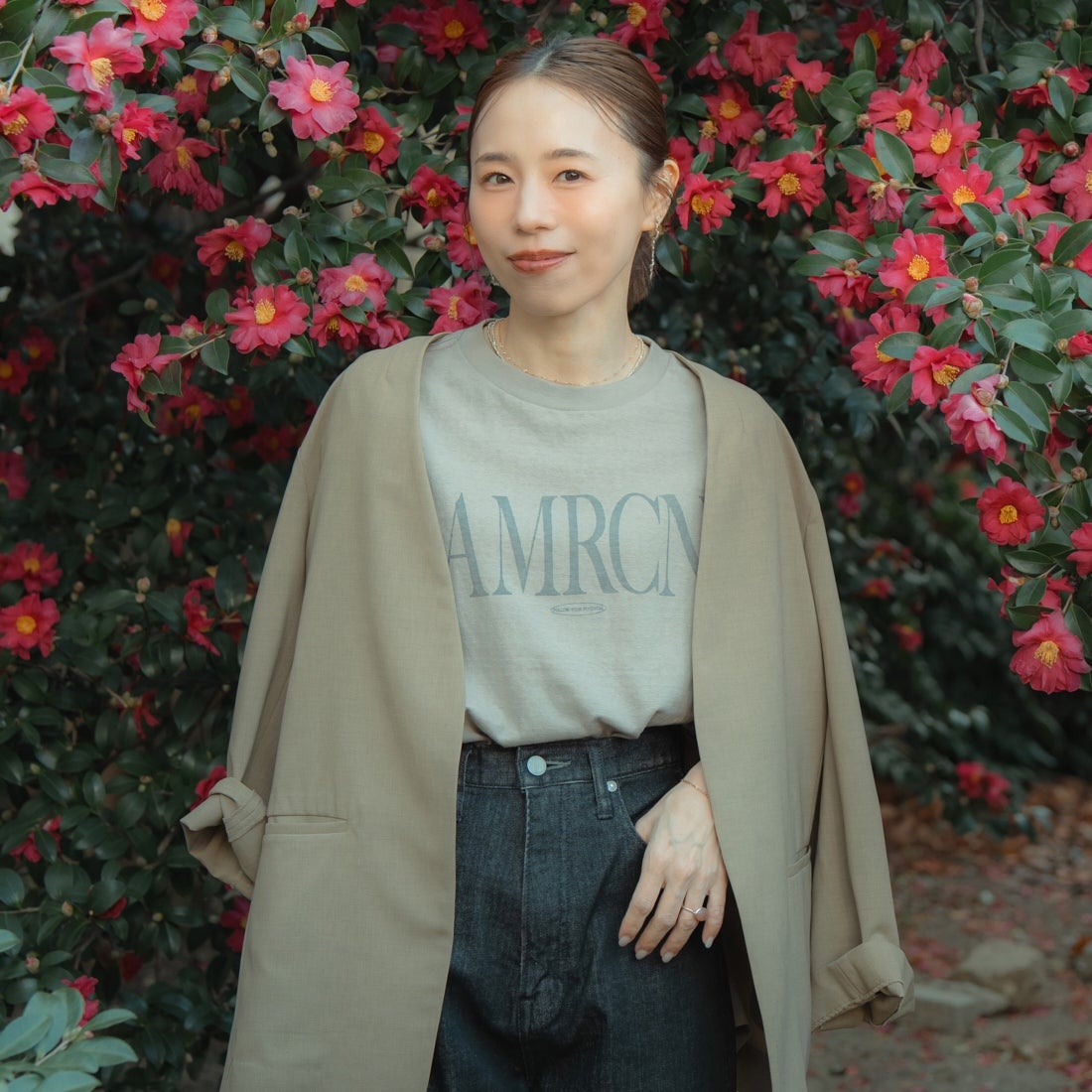 ﾍﾞｰｼﾞｭ&&モデル身長：153cm 着用サイズ：ONE SIZE&&