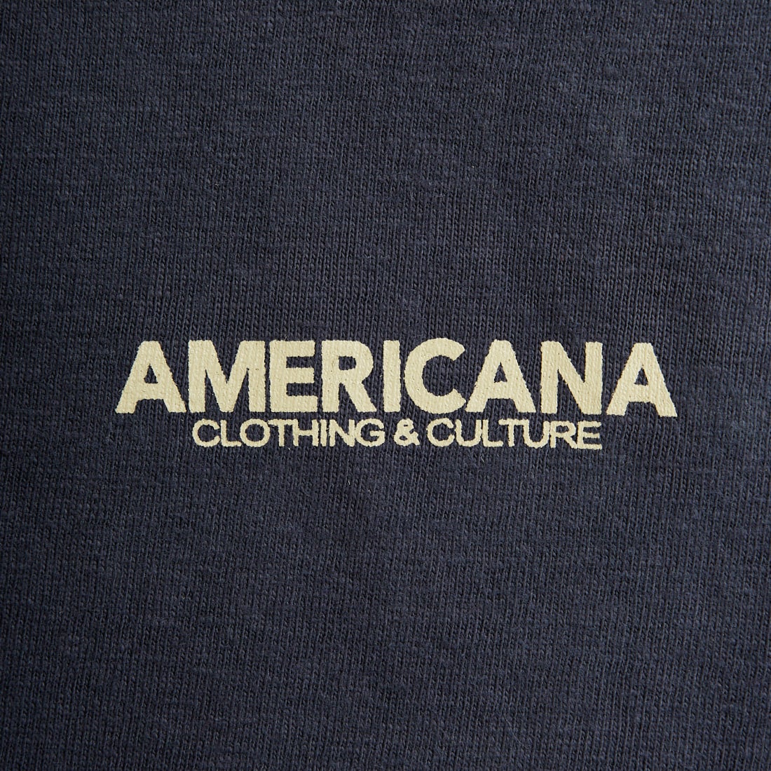 Americana × JEANS FACTORY [アメリカーナ × ジーンズファクトリー] 別注 AMRCN バックプリントTシャツ [BRF-808A-2-JF] ｽﾐｸﾛ