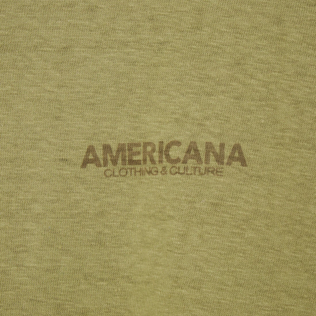 Americana × JEANS FACTORY [アメリカーナ × ジーンズファクトリー] 別注 AMRCN バックプリントTシャツ [BRF-808A-2-JF] ｾｰｼﾞ