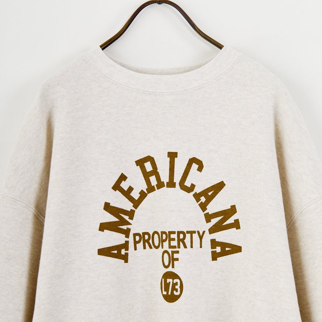 【新品】AmericanaxJEANS FACTORY 別注　ロゴ刺繍スウェット 在庫限り 【新品】AmericanaxJEANS FACTORY 別注 ロゴ刺繍スウェット