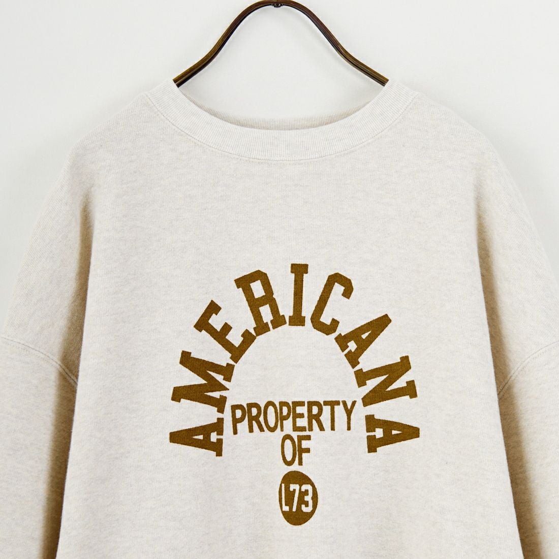 Americana × JEANS FACTORY [アメリカーナ × ジーンズファクトリー] 別注 カレッジプリント カットオフスウェット [ASO-850-1-JF] ｵｰﾄﾐｰﾙ