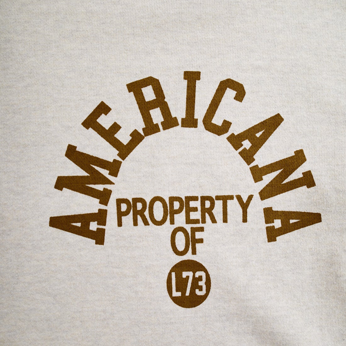 Americana × JEANS FACTORY [アメリカーナ × ジーンズファクトリー] 別注 カレッジプリント カットオフスウェット [ASO-850-1-JF] ｵｰﾄﾐｰﾙ