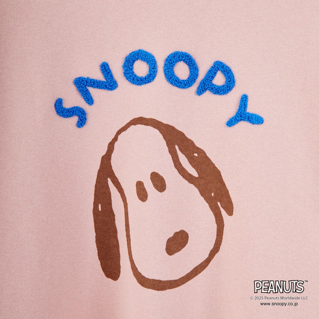 PEANUTS × JEANS FACTORY [ピーナッツ × ジーンズファクトリー] PEANUTS スヌーピースウェット [JFC-254-099] PINK