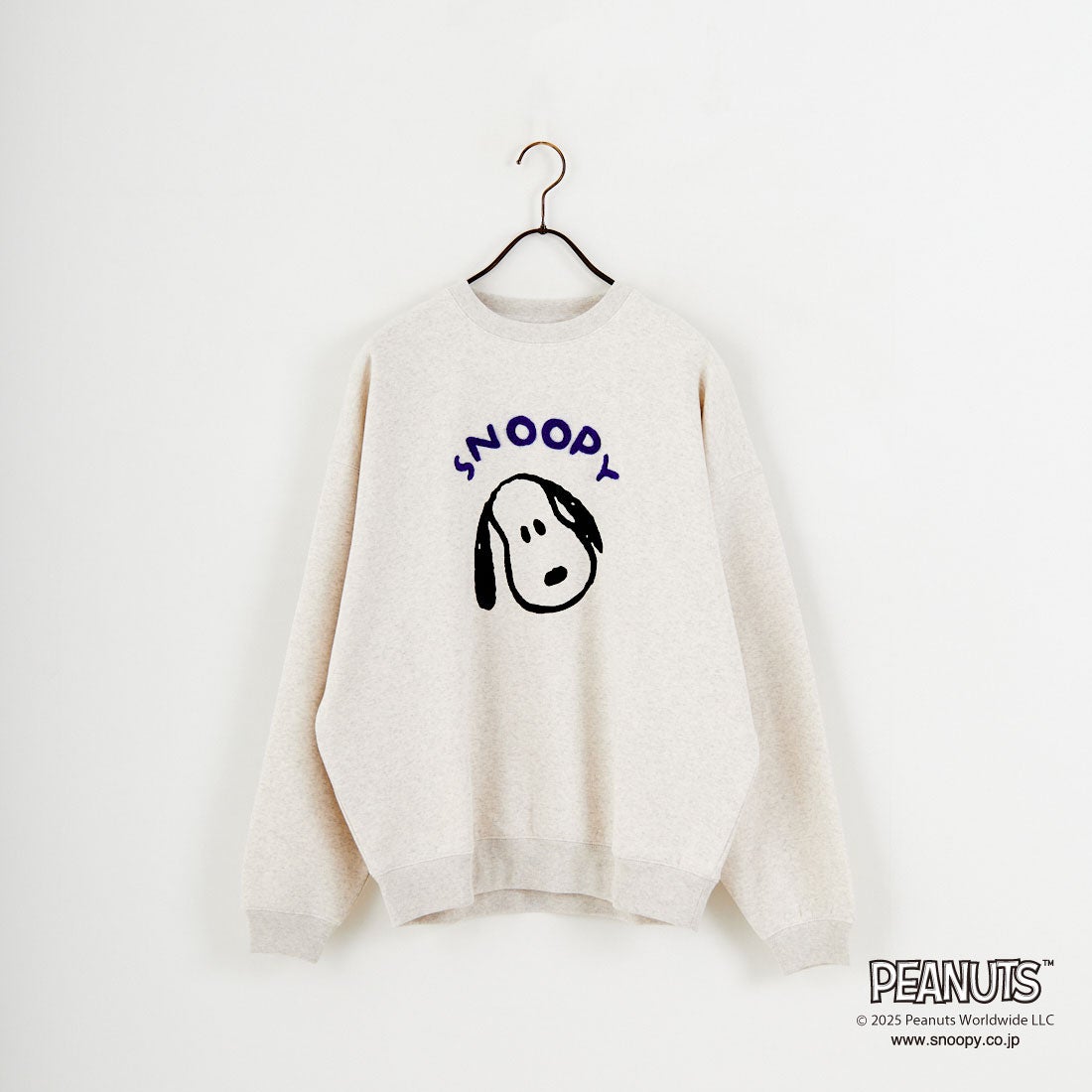 PEANUTS × JEANS FACTORY [ピーナッツ × ジーンズファクトリー] PEANUTS スヌーピースウェット [JFC-254-099] ASH GRY