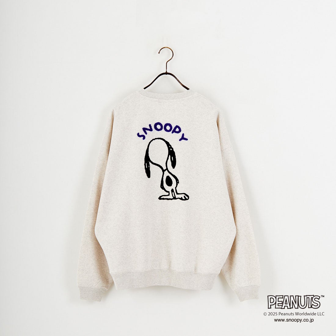 PEANUTS × JEANS FACTORY [ピーナッツ × ジーンズファクトリー] PEANUTS スヌーピースウェット [JFC-254-099] ASH GRY