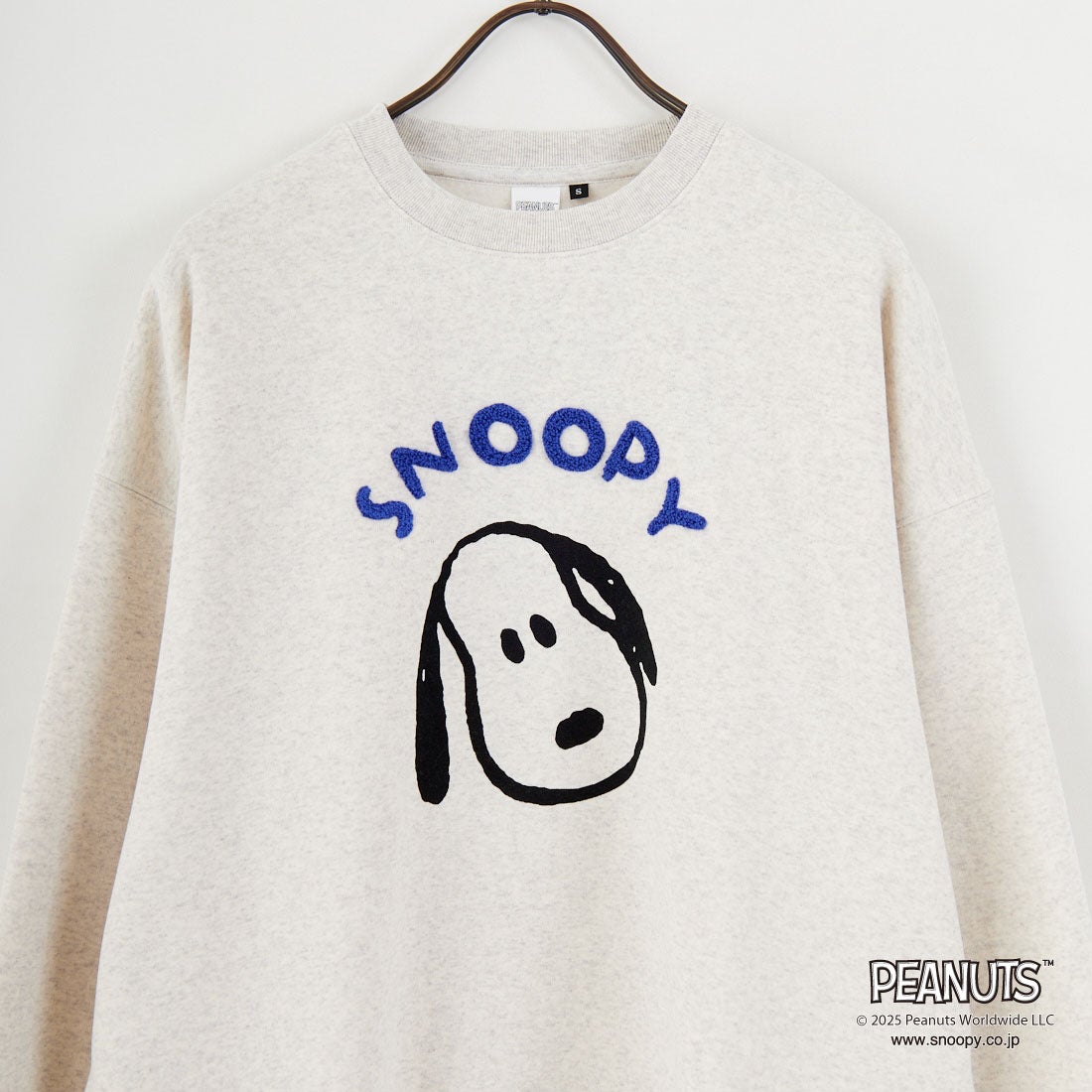 PEANUTS × JEANS FACTORY [ピーナッツ × ジーンズファクトリー] PEANUTS スヌーピースウェット [JFC-254-099] ASH GRY