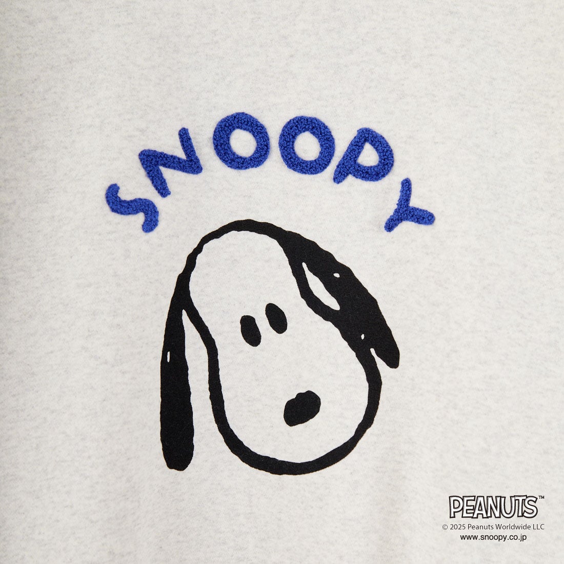 PEANUTS × JEANS FACTORY [ピーナッツ × ジーンズファクトリー] PEANUTS スヌーピースウェット [JFC-254-099] ASH GRY