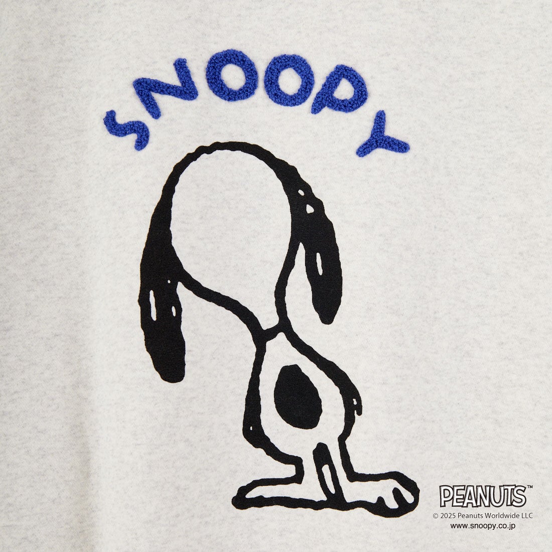 PEANUTS × JEANS FACTORY [ピーナッツ × ジーンズファクトリー] PEANUTS スヌーピースウェット [JFC-254-099] ASH GRY