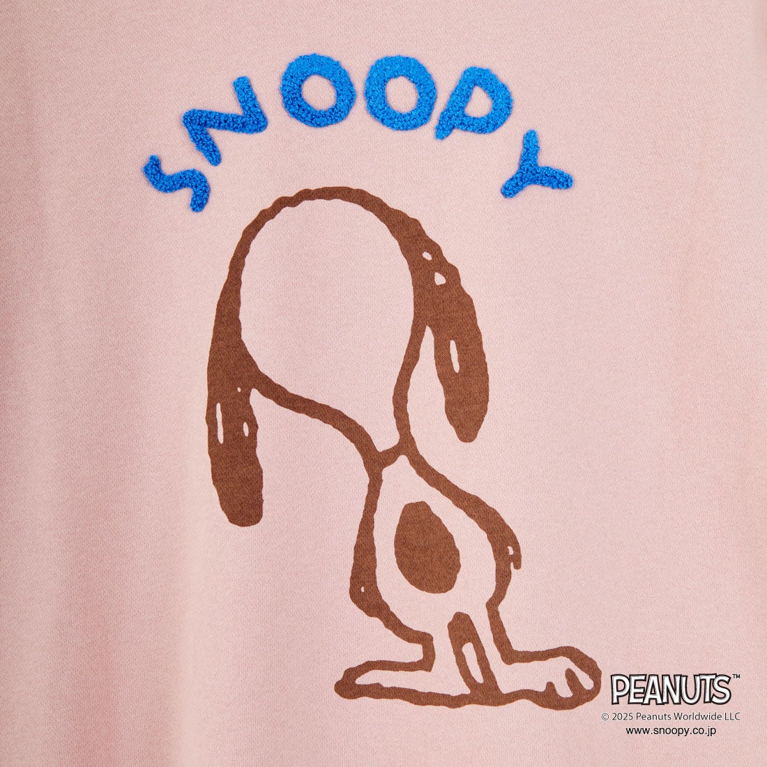PEANUTS × JEANS FACTORY [ピーナッツ × ジーンズファクトリー] PEANUTS スヌーピースウェット [JFC-254-099] PINK