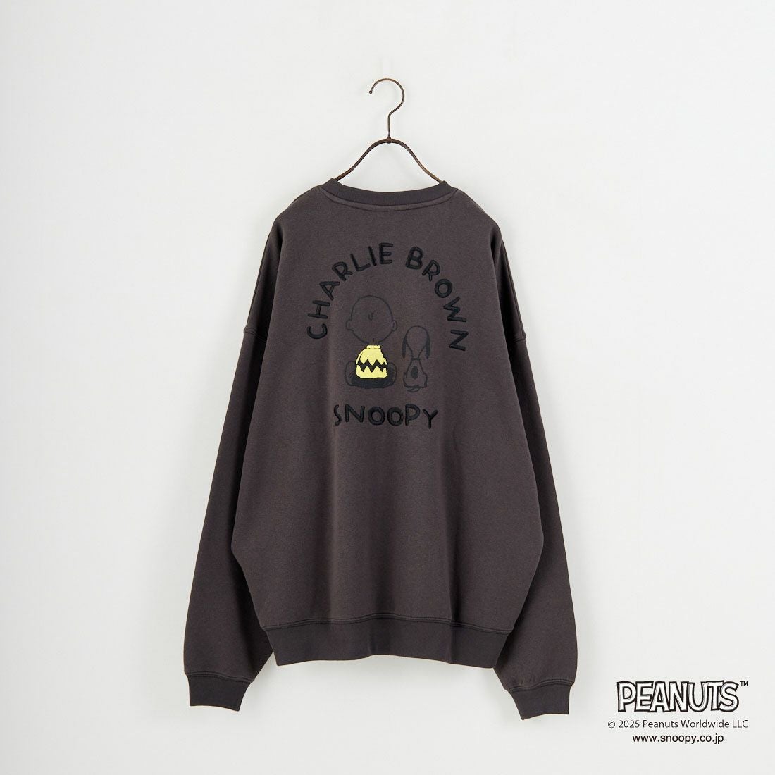 PEANUTS × JEANS FACTORY [ピーナッツ × ジーンズファクトリー] PEANUTS チャーリー・ブラウン&スヌーピースウェット [JFC-254-100] SUMIKURO