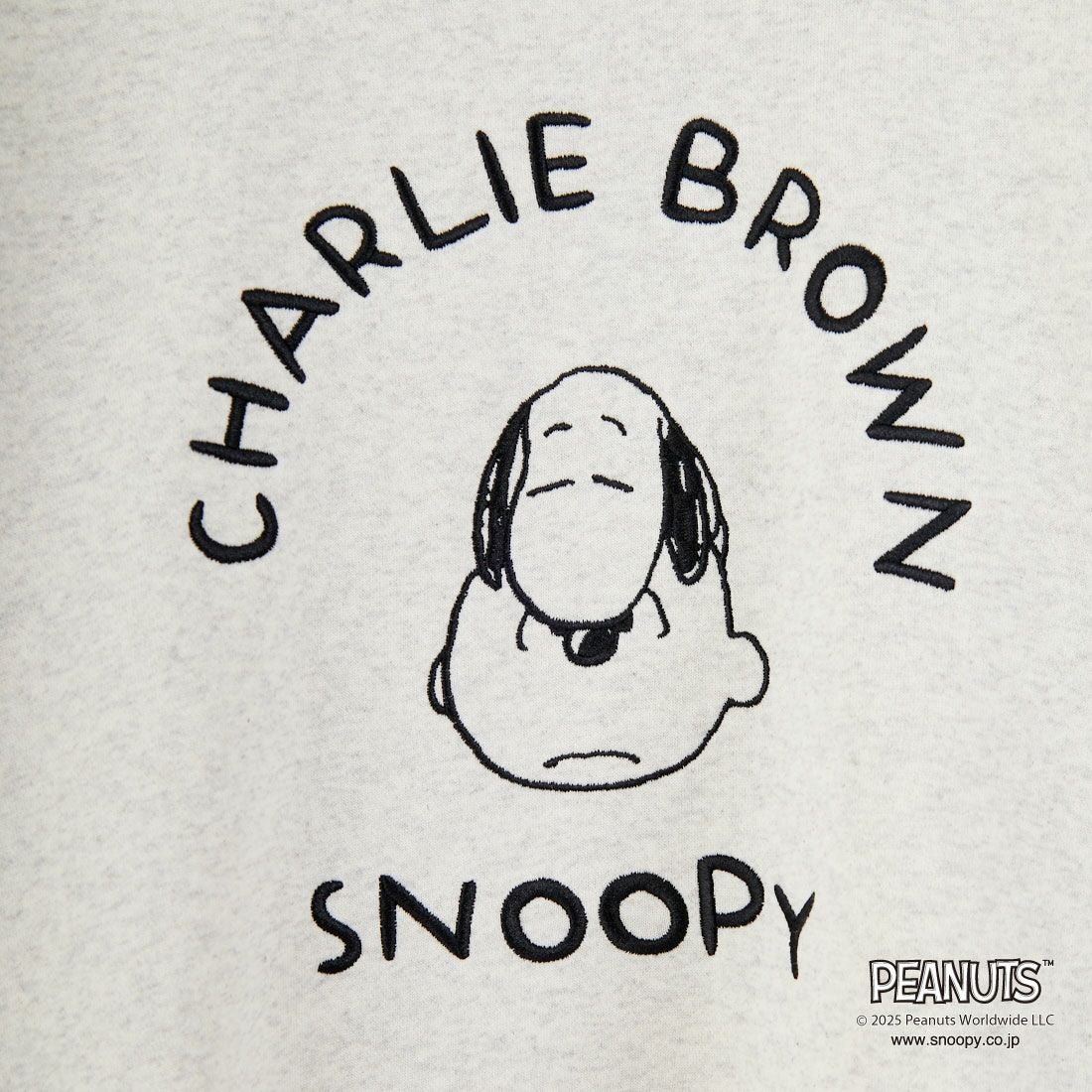PEANUTS × JEANS FACTORY [ピーナッツ × ジーンズファクトリー] PEANUTS チャーリー・ブラウン&スヌーピースウェット [JFC-254-100] ASH GRY