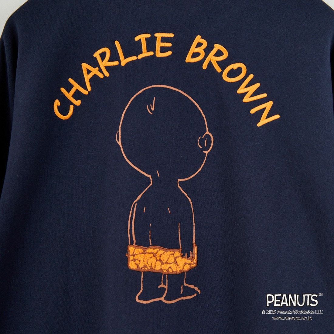 PEANUTS × JEANS FACTORY [ピーナッツ × ジーンズファクトリー] PEANUTS チャーリー・ブラウンスウェット [JFC-254-098] NAVY