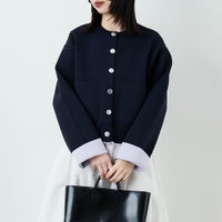 16 NVY/LVD&&モデル身長：162cm 着用サイズ：F&&