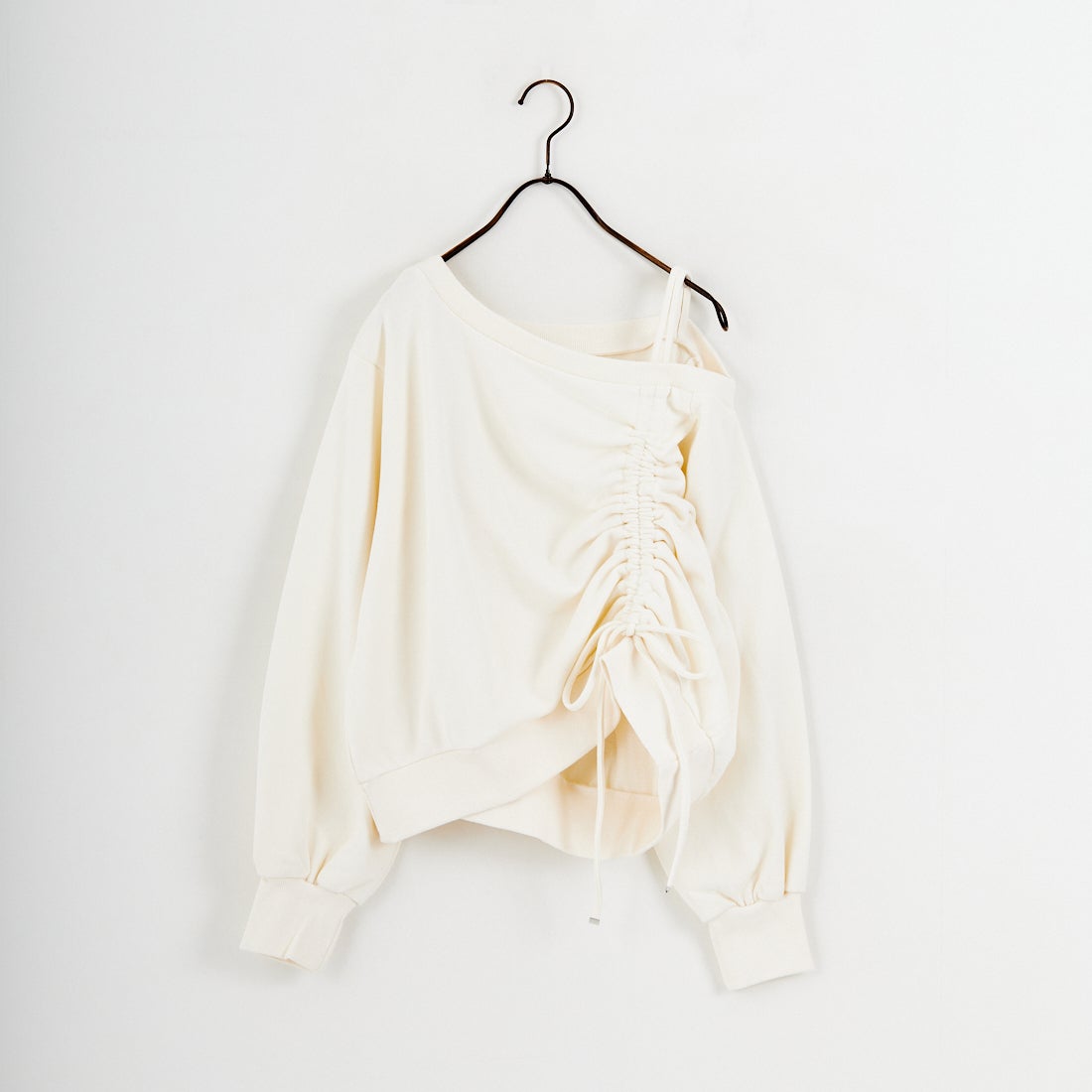 nenom [ネノム] ワンショルダードロストスウェット [NE25142013] 21 IVORY