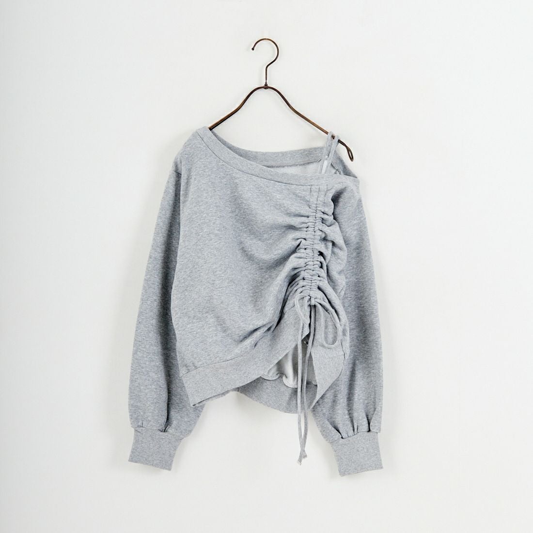 nenom [ネノム] ワンショルダードロストスウェット [NE25142013] 07 GRAY