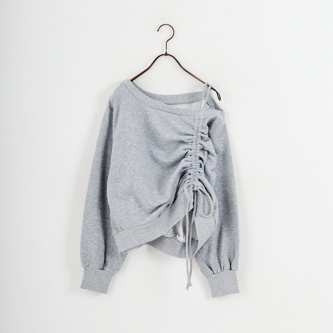 nenom [ネノム] ワンショルダードロストスウェット [NE25142013] 07 GRAY