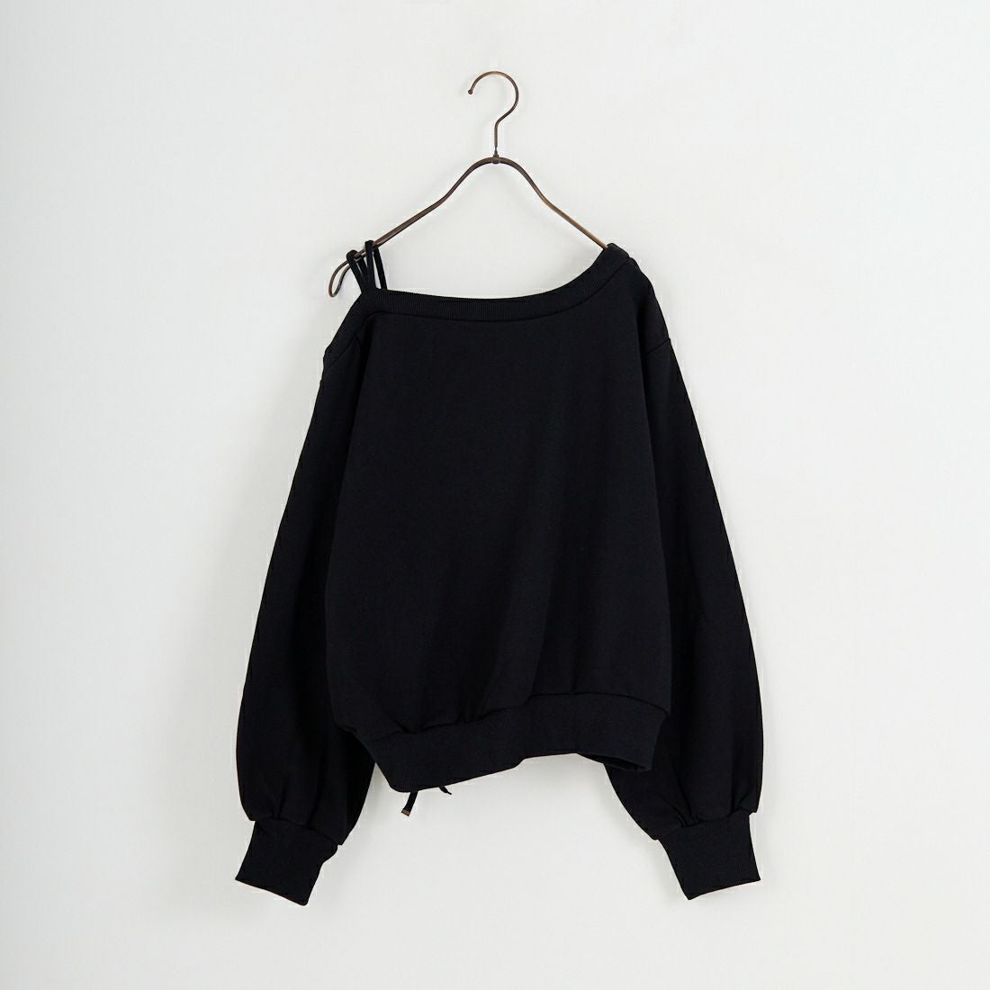 nenom [ネノム] ワンショルダードロストスウェット [NE25142013] 09 BLACK