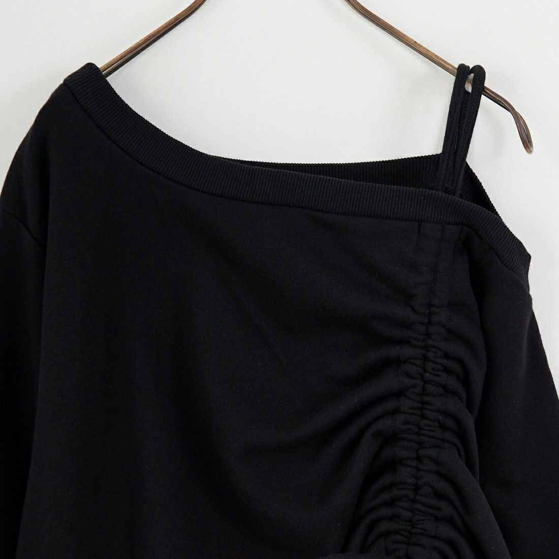 nenom [ネノム] ワンショルダードロストスウェット [NE25142013] 09 BLACK