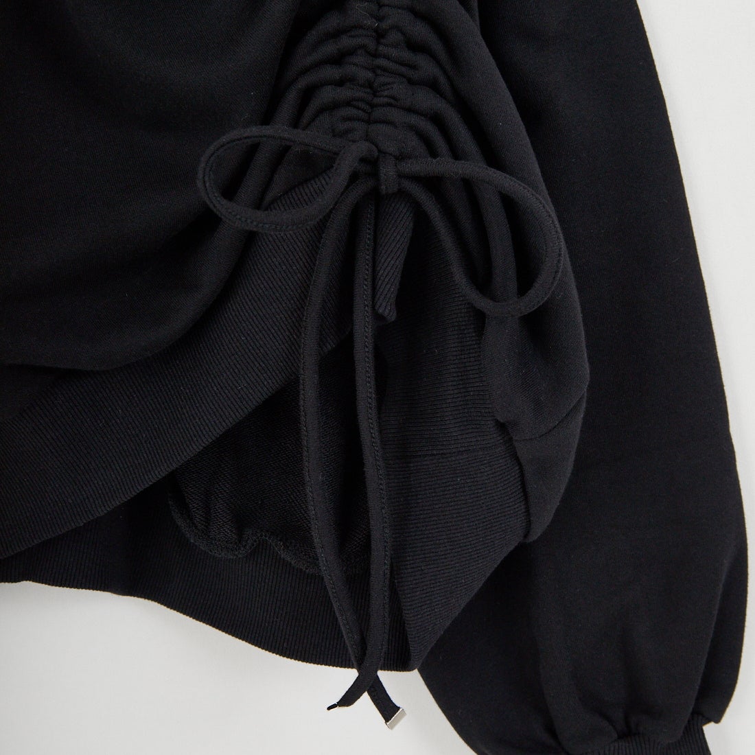 nenom [ネノム] ワンショルダードロストスウェット [NE25142013] 09 BLACK