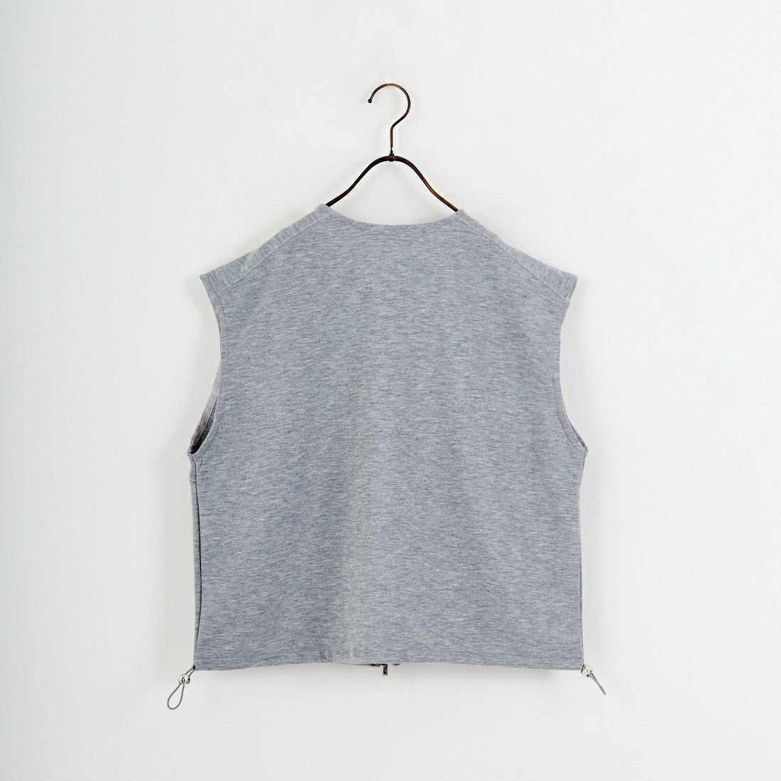 Maison de L'allure [メゾン ドゥ ラリュール] ダブルジップダンボールベスト [M25142004] 07 GRAY