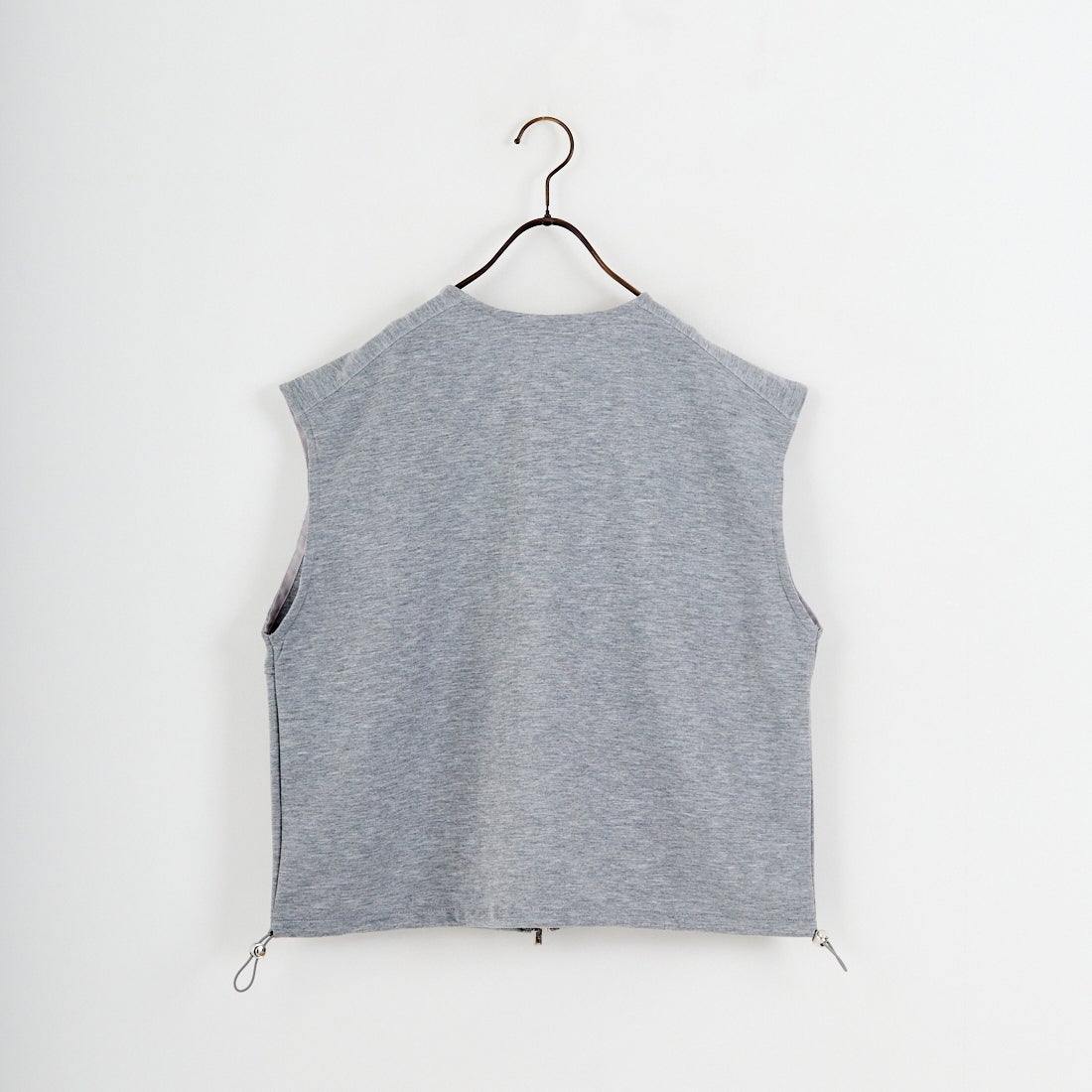 Maison de L'allure [メゾン ドゥ ラリュール] ダブルジップダンボールベスト [M25142004] 07 GRAY