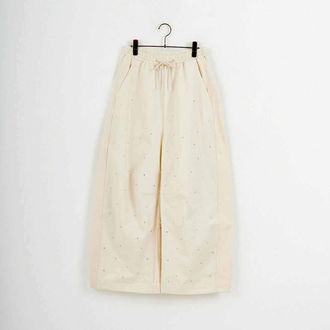 MAISON SPECIAL [メゾンスペシャル] ドッキングラインストーンイージーパンツ [21252465316] O.WHT