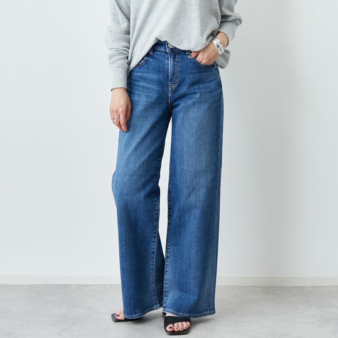 A-STN DARK&&モデル身長：159cm 着用サイズ：24&&