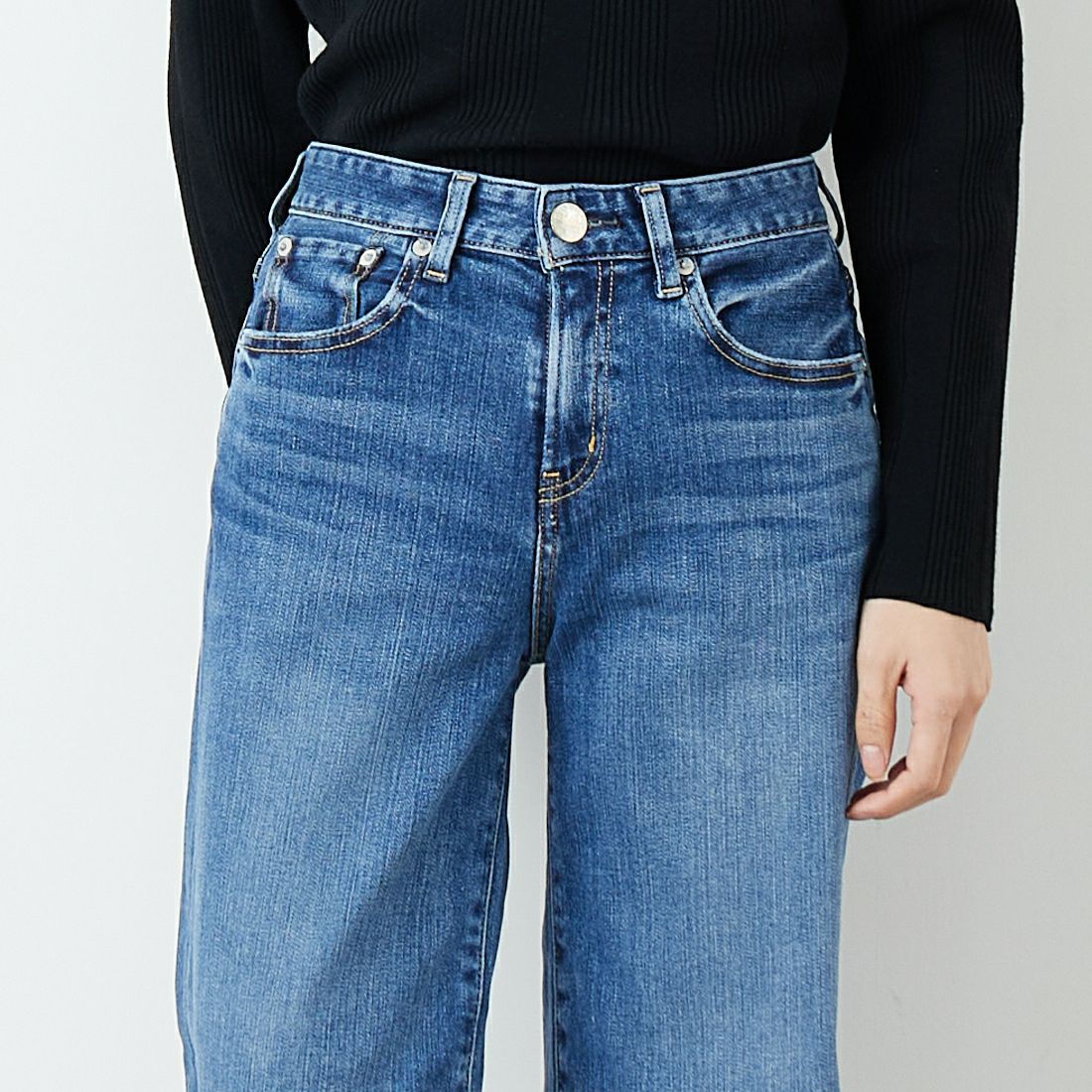 RED CARD TOKYO [レッドカード トーキョー] 35th Anniversary ワイドデニムパンツ [26W10101SMD] A-STN DARK