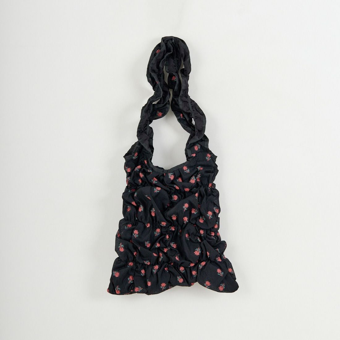 Casselini [キャセリーニ] スクエアギャザートートバッグ [254-110508] ﾌﾞﾗｯｸ