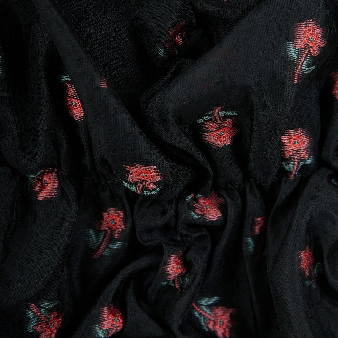 Casselini [キャセリーニ] スクエアギャザートートバッグ [254-110508] ﾌﾞﾗｯｸ