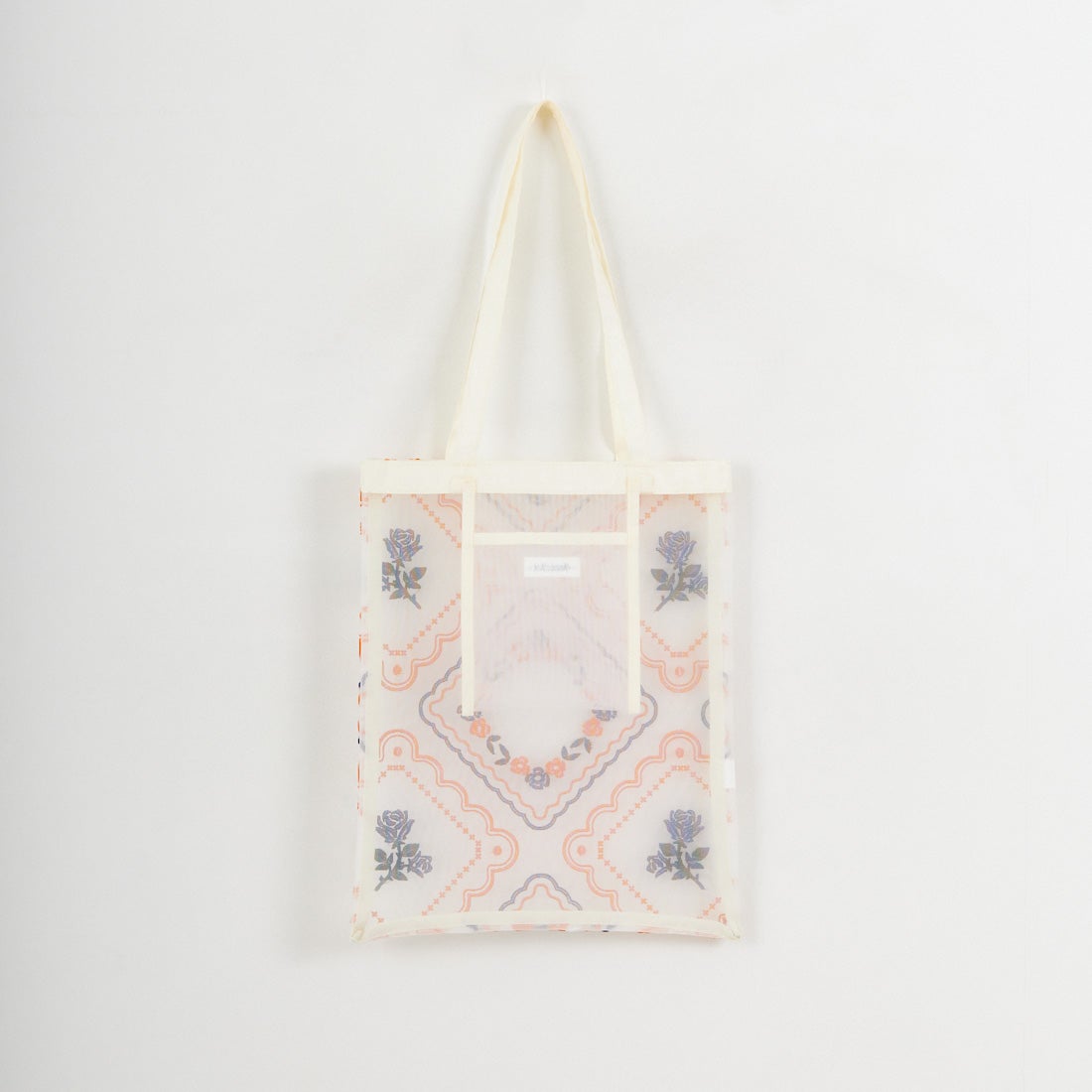 Casselini [キャセリーニ] チュール刺繍トートバッグ [254-111505] ｱｲﾎﾞﾘｰ