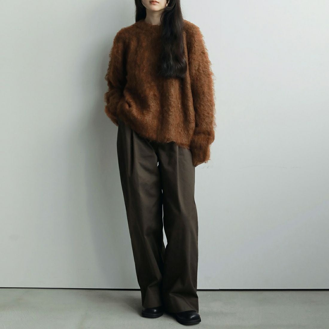 anuke [アンヌーク] ブラッシュドニットプルオーバー [62520523] BRN