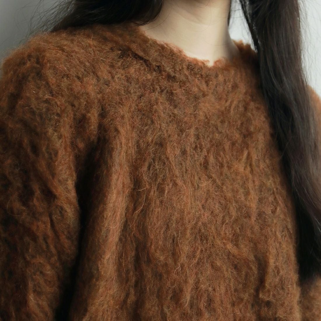 anuke [アンヌーク] ブラッシュドニットプルオーバー [62520523] BRN