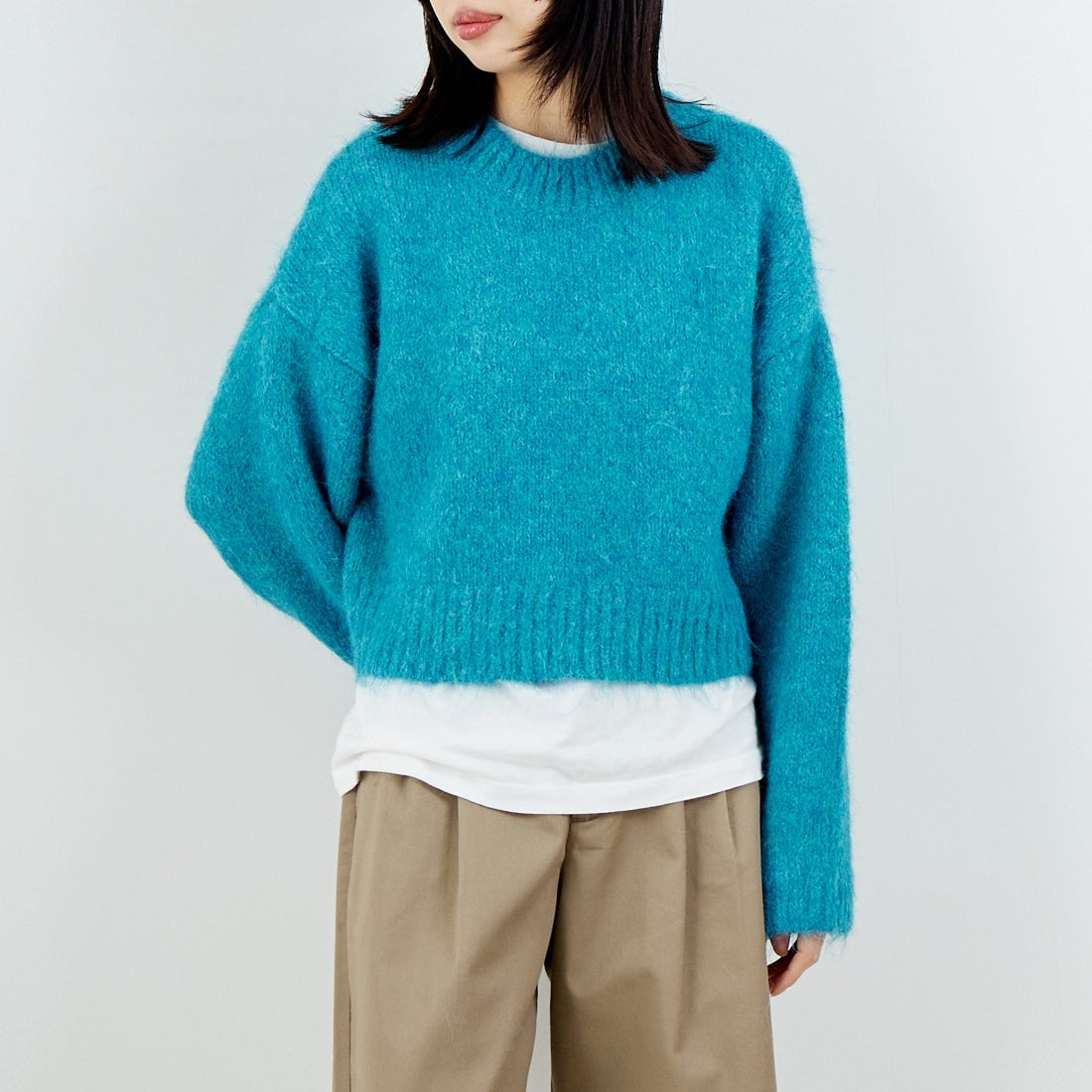 063 ﾌﾞﾙｰｸﾞ&&モデル身長：162cm 着用サイズ：F&&