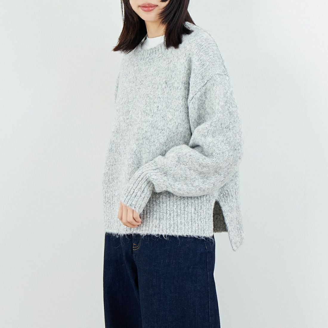 001 ﾗｲﾄｸﾞﾚ&&モデル身長：162cm 着用サイズ：F&&