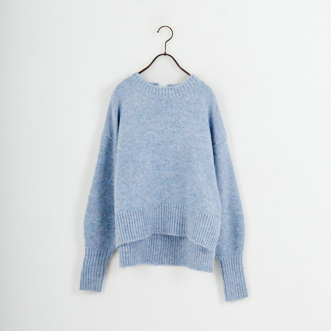 Jeans Factory Clothes [ジーンズファクトリークローズ] 5G ミックスファンシー天竺プルオーバー [11256552] 072 ﾍﾟｰﾙﾌﾞ