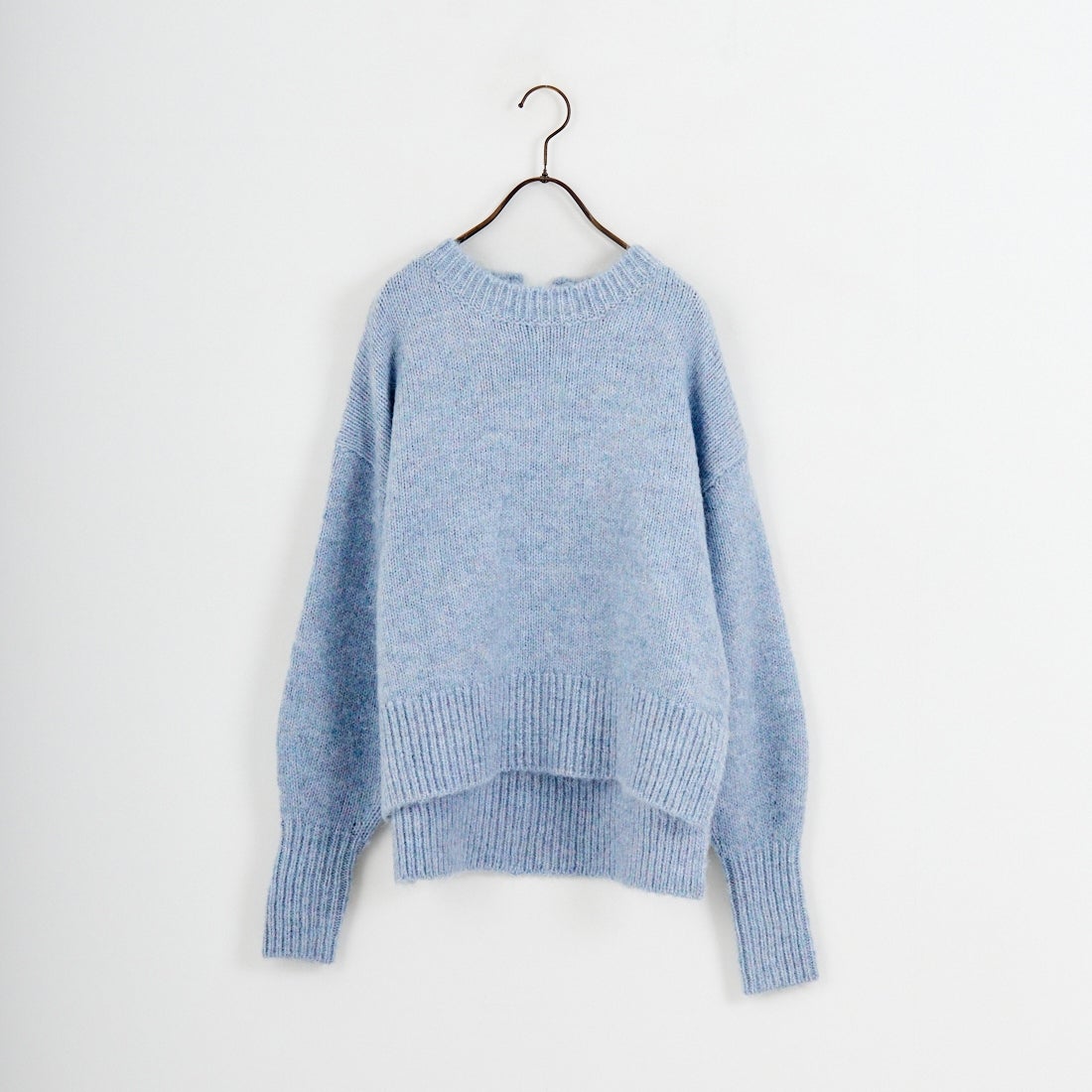 Jeans Factory Clothes [ジーンズファクトリークローズ] 5G ミックスファンシー天竺プルオーバー [11256552] 072 ﾍﾟｰﾙﾌﾞ