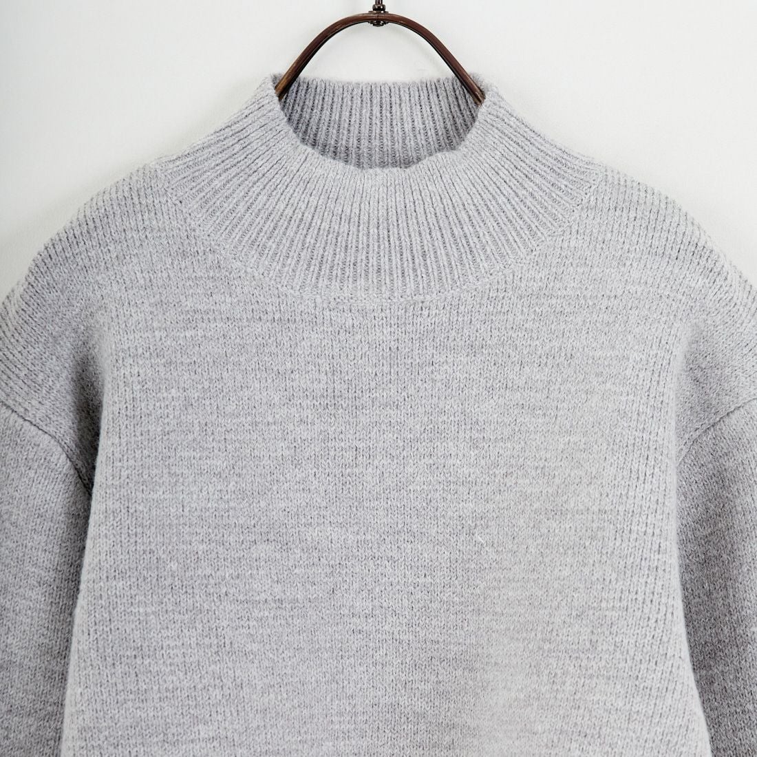 &g'aime [アンジェム] シャギー切替ショートニット [986-67028] ｸﾞﾚｰ