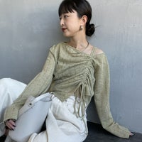 37 MINT&&モデル身長：150cm 着用サイズ：F&&