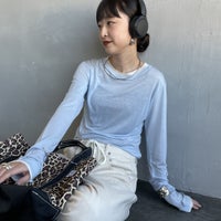 10 SAX/OFF&&モデル身長：150cm 着用サイズ：F&&