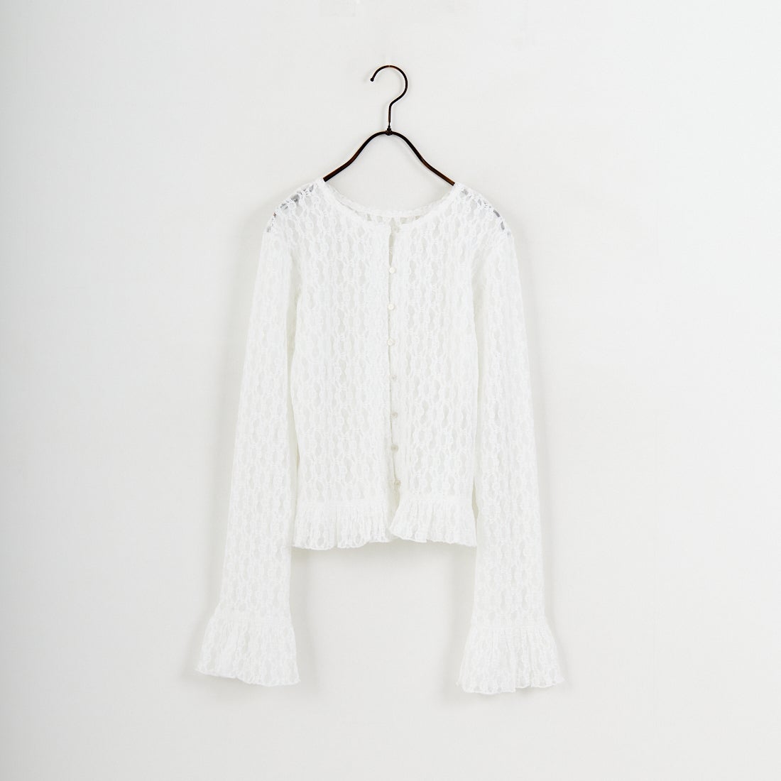 nenom [ネノム] マルチWAY レースペプラムカーディガン [NE26312001] 02 OFF