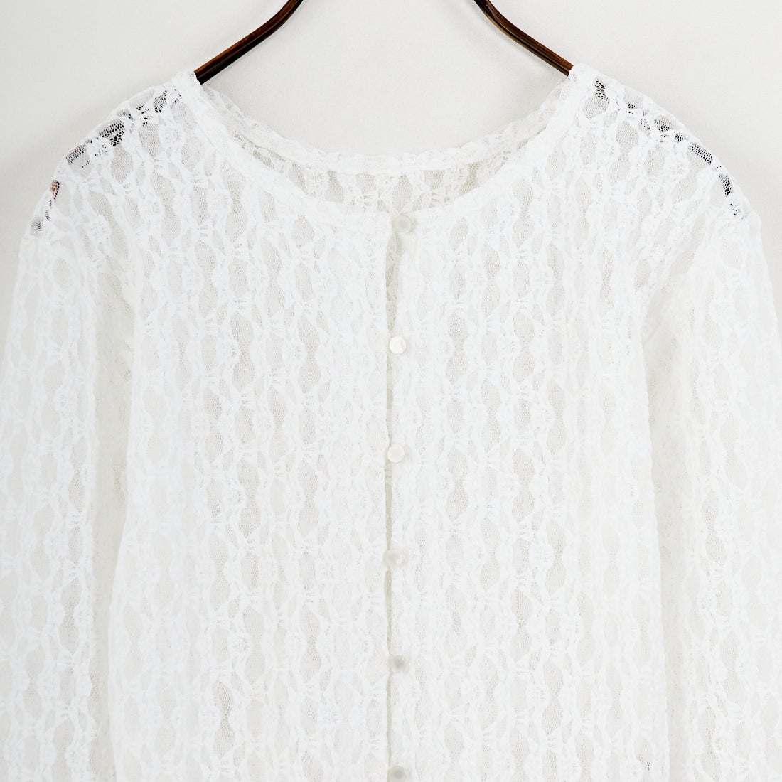 nenom [ネノム] マルチWAY レースペプラムカーディガン [NE26312001] 02 OFF