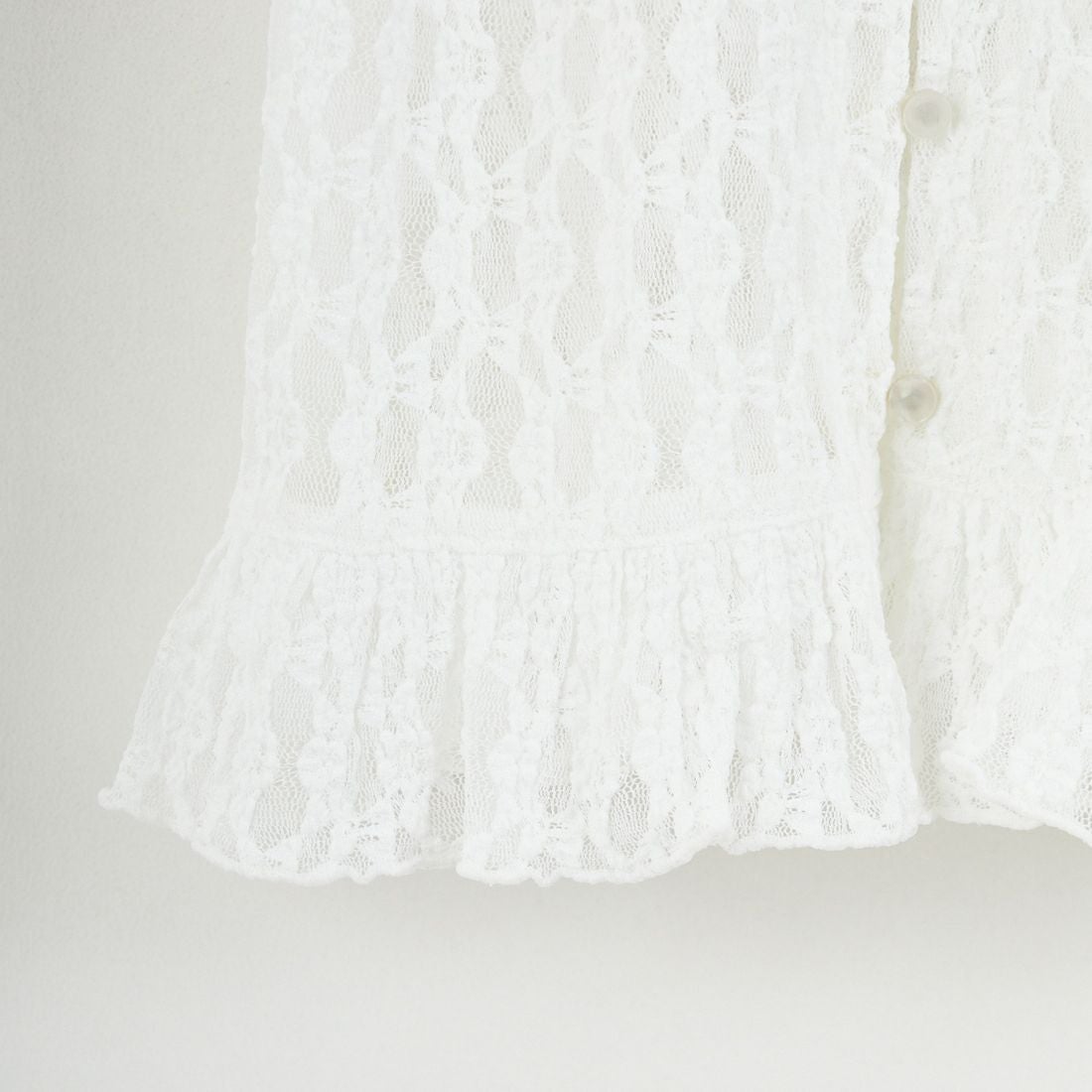 nenom [ネノム] マルチWAY レースペプラムカーディガン [NE26312001] 02 OFF